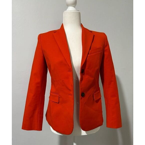 Theory fire opal shrunken Blazer 2 - Picture 2 of 10